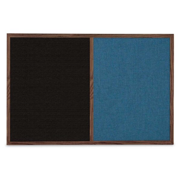 Slim Style Indoor Enclosed Corkboard, 30